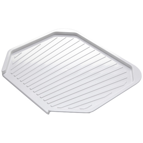 White Oliveri Sink Benchtop Drainer Tray
