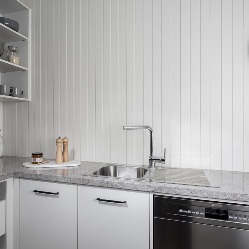 Diaz Left Hand Single Kitchen Sink with Drainboard