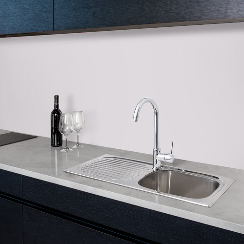 Martini Right Hand Single Kitchen Sink with Drainboard The Build by