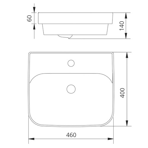 Dublin Inset Bathroom Basin
