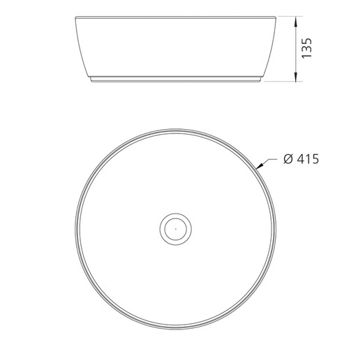 Naples Round Bathroom Basin
