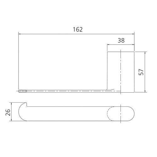Madrid Metal Toilet Roll Holder