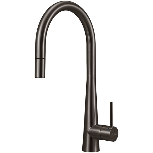 Oliveri Essente Gooseneck Pull Out Kitchen Mixer Temple & ster