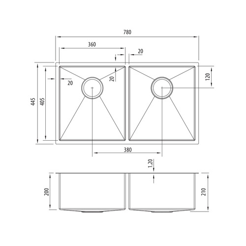 Spectra Double Kitchen Sink
