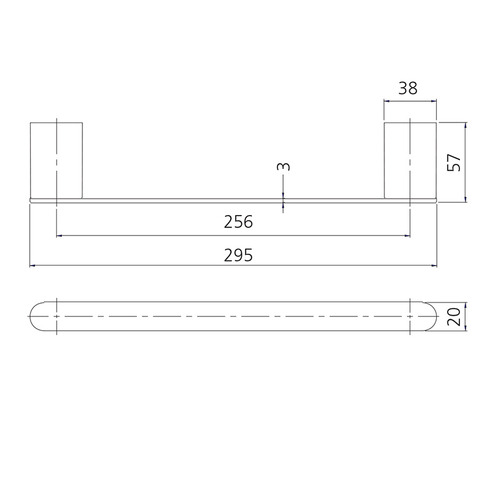 Madrid Hand Towel Rail