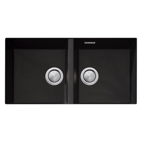 Santorini 860mm Undermount Double Bowl Kitchen Sink