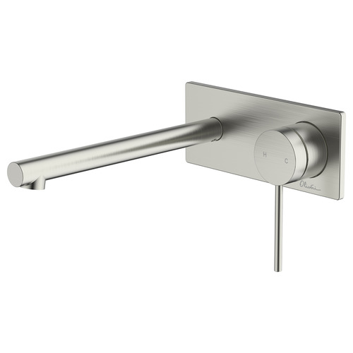Venice 200mm Bath/Basin Straight Wall Mixer Set