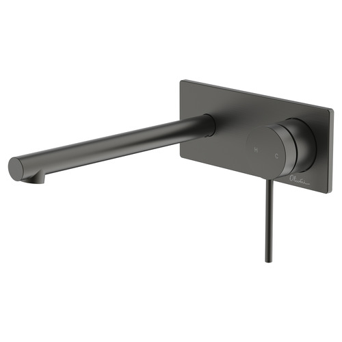 Venice 200mm Bath/Basin Straight Wall Mixer Set