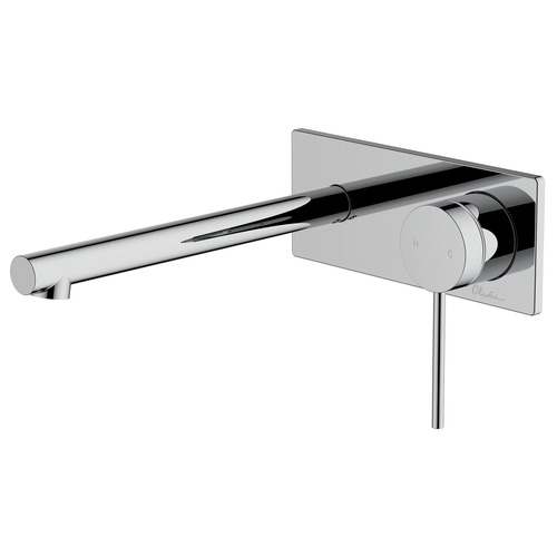 Venice 200mm Bath/Basin Straight Wall Mixer Set