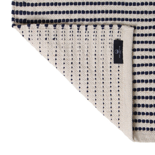 Blue Evie Woven Cotton Rug