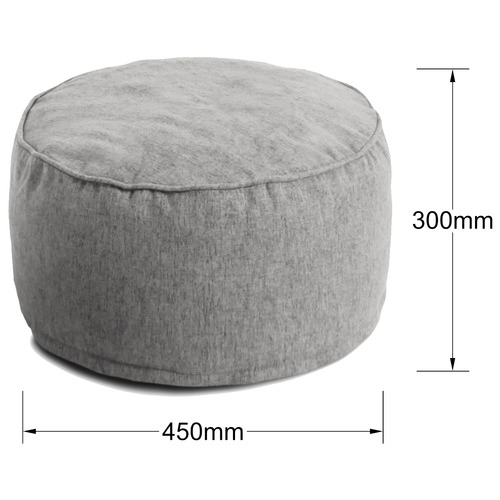 Luxury-Indoor-Round-Ottoman-Cover-Only