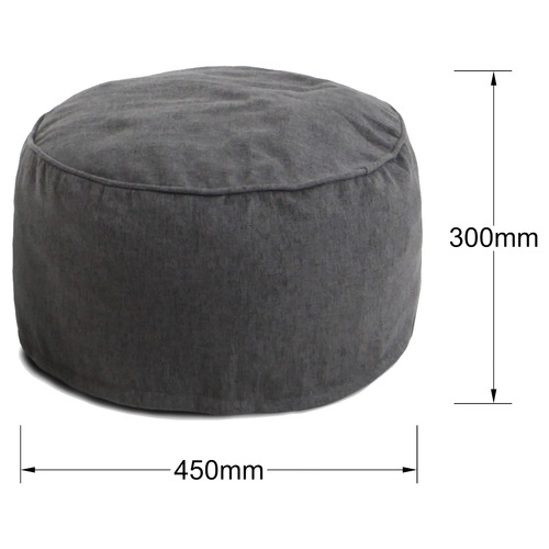 Luxury-Indoor-Round-Ottoman-Cover-Only