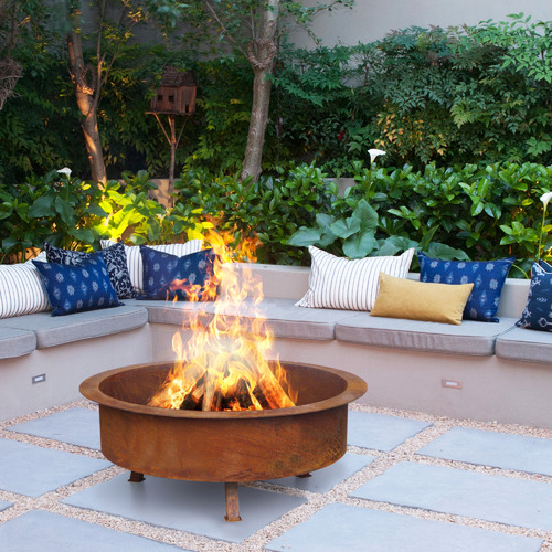 MilkcanProducts Kalahari 80 Rust Fire Pit | Temple & Webster