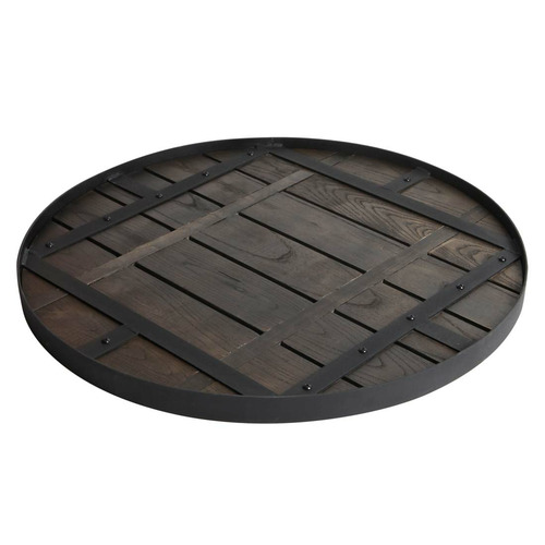 Ash Hardwood Fire Pit Cover