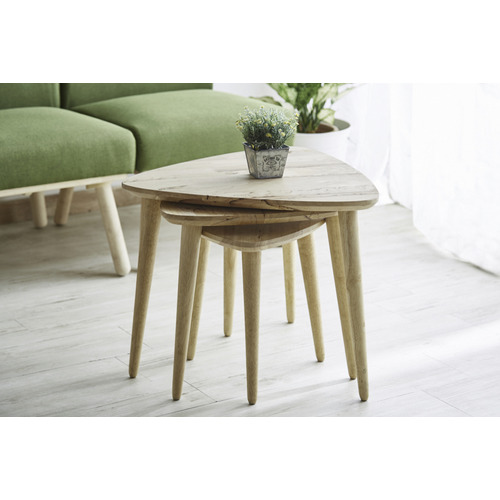 Maja Ansel Design Piece Parsons Nesting Coffee Table Set