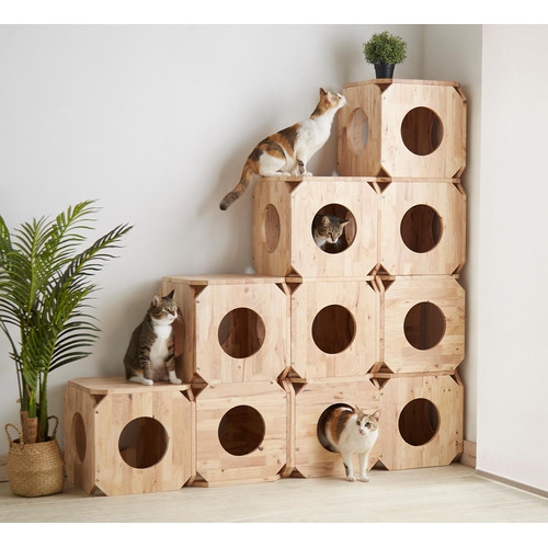 Cheska Rubberwood Stool