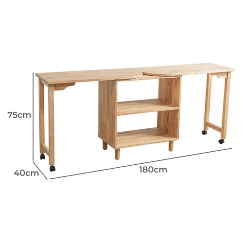 Claire Multi-Function Rubberwood Dining Table