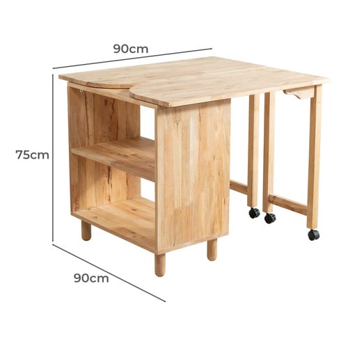Claire Multi-Function Rubberwood Dining Table