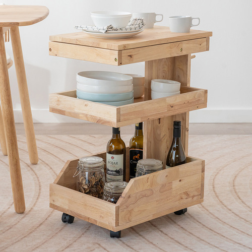 Anya Rubberwood Trolley