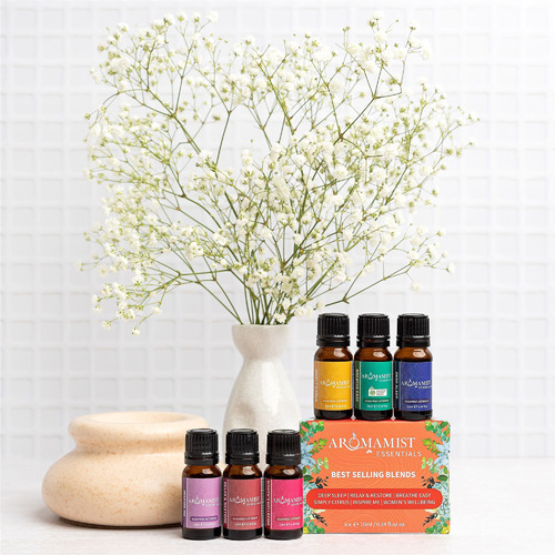 6 Piece 10ml Aromamist Best Selling Blends Essential Oil Set