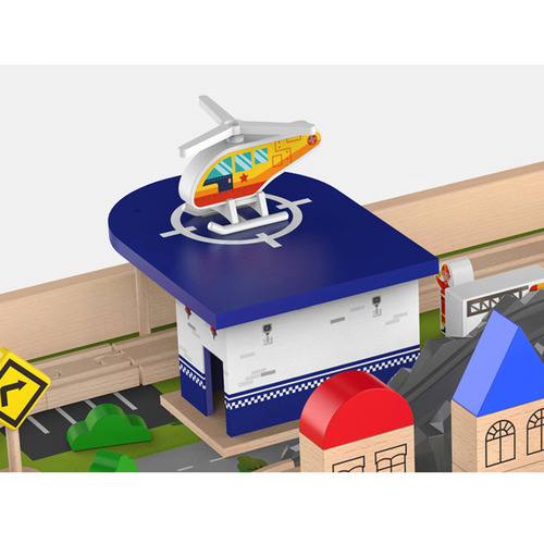 Onshine 101 Piece Train Play Set with Table Temple & ster