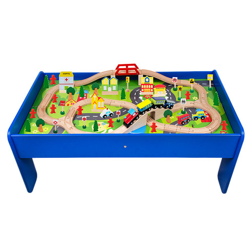 Onshine 90 Piece Train Play Set with Table