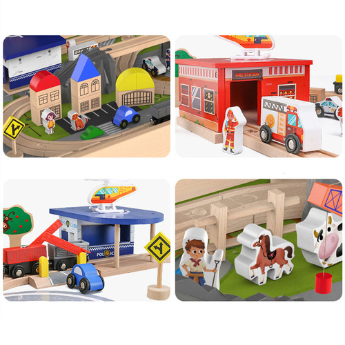 Onshine 101 Piece Train Play Set with Table