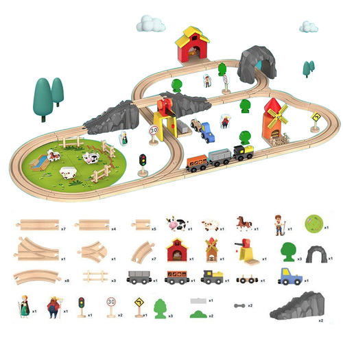 lidl farm train set