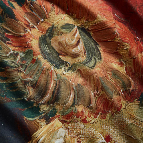 Gladioli Red Van Gogh Cotton Sateen Quilt Cover Set