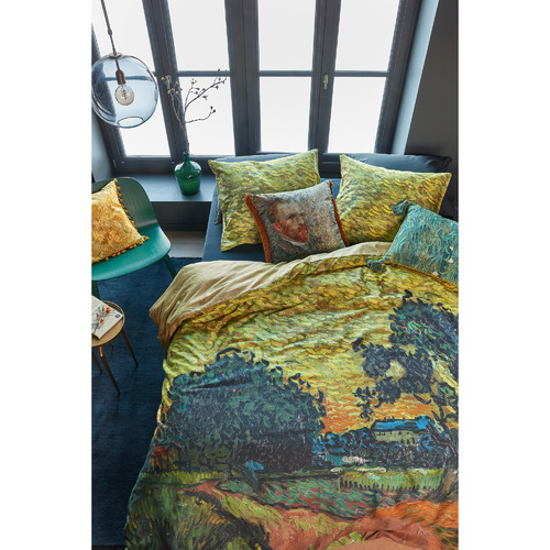 Van Gogh Portrait Velvet Cushion