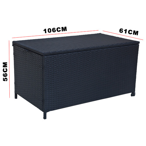 Gordon PE Wicker Outdoor Storage Box