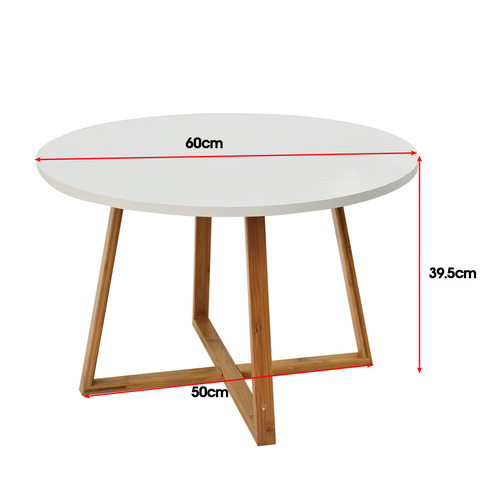 White & Natural Lushington Coffee Table