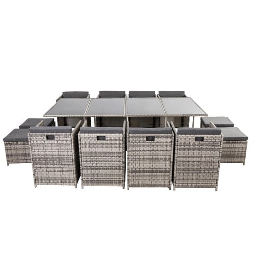 10 Seater Shepard Outdoor Dining Table & Chair Set