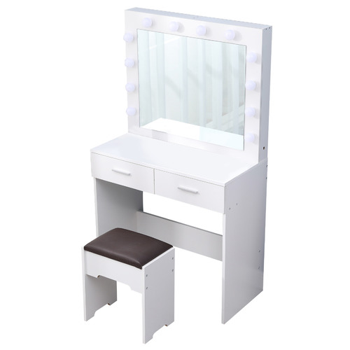 Quin LED Dressing Table & Stool Set