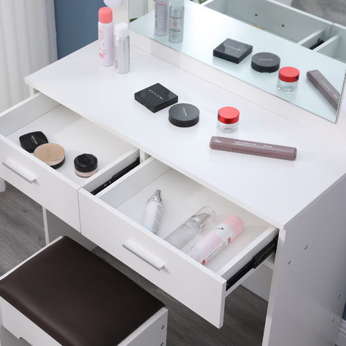 Quin LED Dressing Table & Stool Set