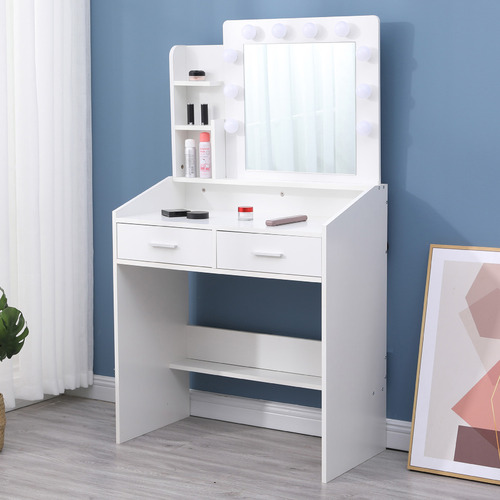 Yuna LED Dressing Table & Stool Set