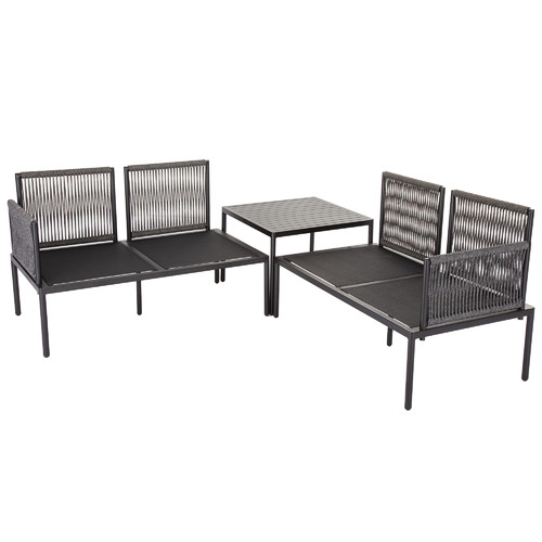 Ever Dreaming Living 4 Seater Barney Outdoor Lounge Set | Temple & Webster