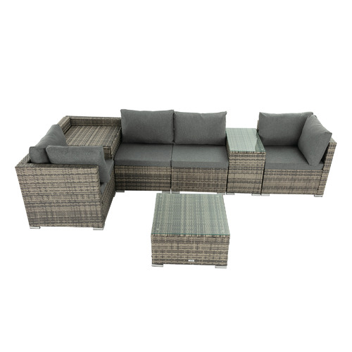 Ever Dreaming Living 4 Seater Zuri Outdoor Lounge Set | Temple & Webster