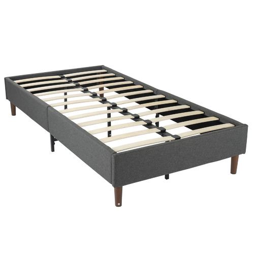 Dark Grey Kinsley Bed Base