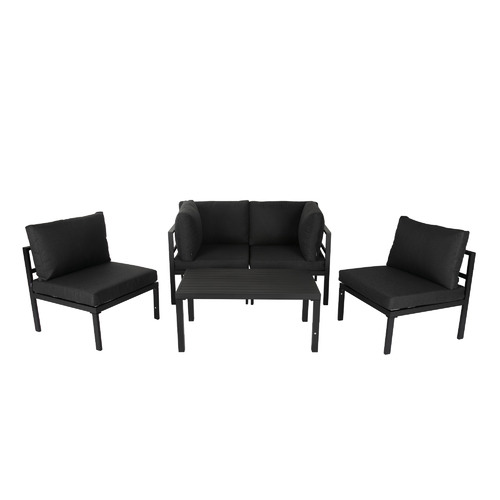 4 Seater Cyan Outdoor Lounge Set | Temple & Webster