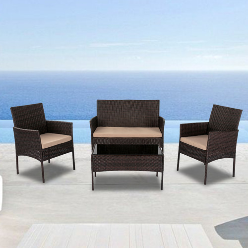 4 Seater William Wicker Outdoor Sofa Set