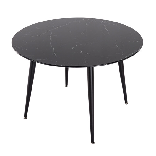 Cyrus Faux Marble Round Dining Table