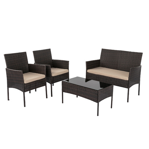 4 Seater William Wicker Outdoor Sofa Set