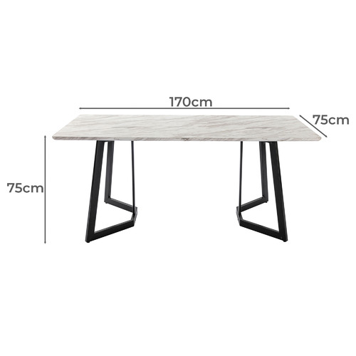 6 Seater Marcus Dining Table & Chair Set