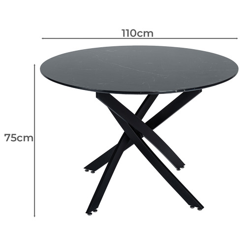 Ever Dreaming Living 4 Seater Bellamy Dining Table & Chair Set Temple