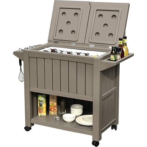 Ever Dreaming Living Tamara Outdoor Bar Cart Temple & ster