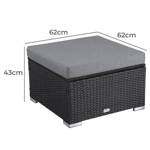 Tianna Pe Wicker Outdoor Ottoman