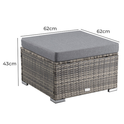 Tianna Pe Wicker Outdoor Ottoman