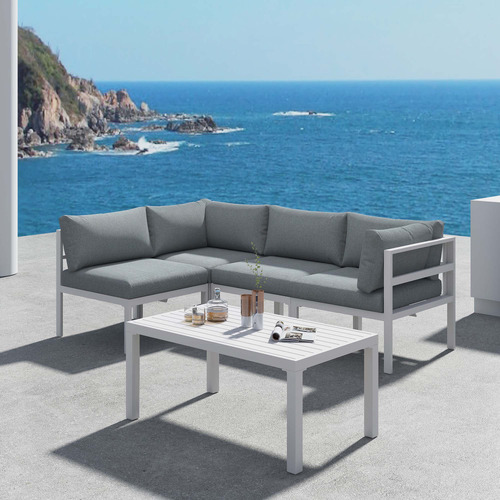 4 Seater Cyan Outdoor Lounge Set