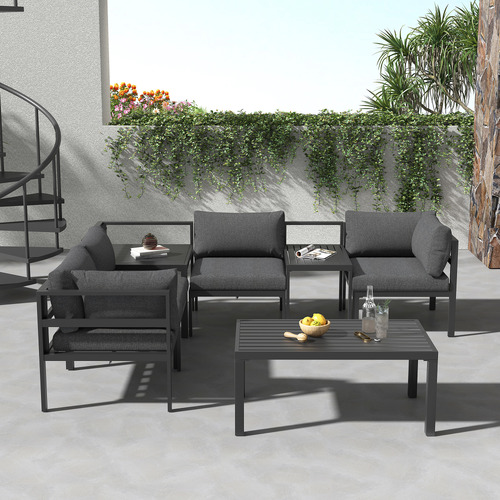 Ever Dreaming Living 4 Seater Alnico Outdoor Lounge & Table Set